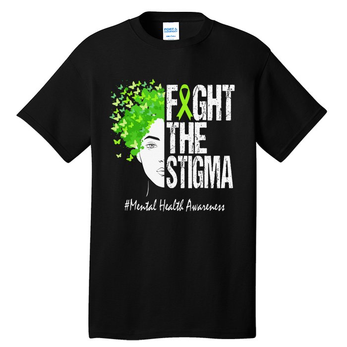 Fight The Stigma Mental Health Awareness Tall T-Shirt