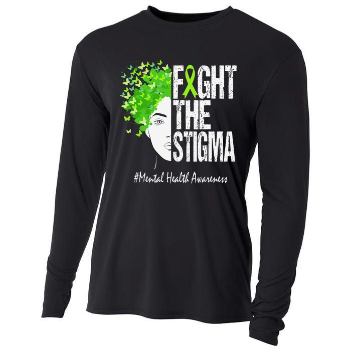 Fight The Stigma Mental Health Awareness Cooling Performance Long Sleeve Crew