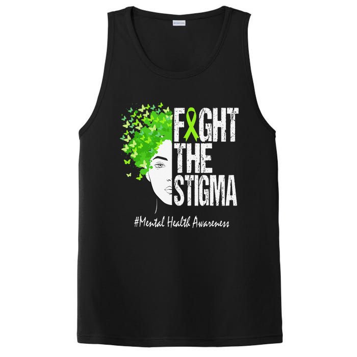 Fight The Stigma Mental Health Awareness PosiCharge Competitor Tank