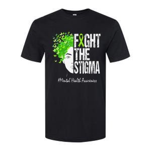 Fight The Stigma Mental Health Awareness Softstyle CVC T-Shirt