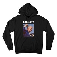 Fight! Trump Shot Trump Rally Fight For America Hoodie