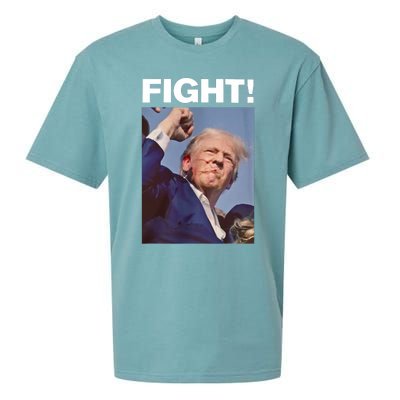 Fight! Trump Shot Trump Rally Fight For America Sueded Cloud Jersey T-Shirt