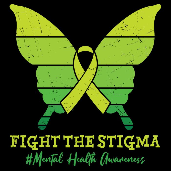 Fight The Stigma Mental Health Awareness Doggie Tank