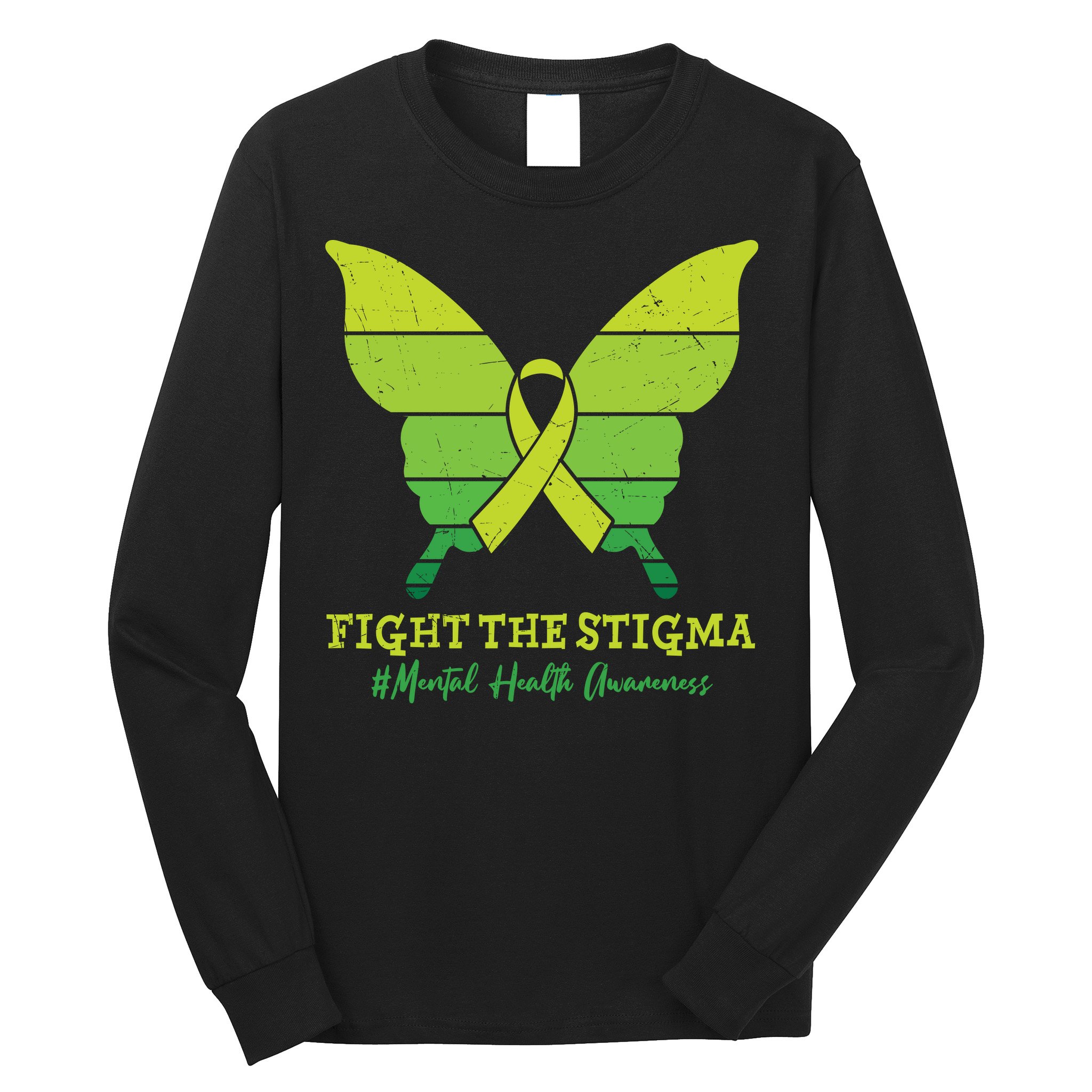 Fight The Stigma Mental Health Awareness Long Sleeve Shirt