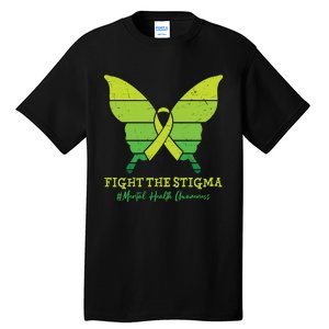 Fight The Stigma Mental Health Awareness Tall T-Shirt