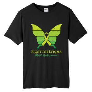 Fight The Stigma Mental Health Awareness Tall Fusion ChromaSoft Performance T-Shirt