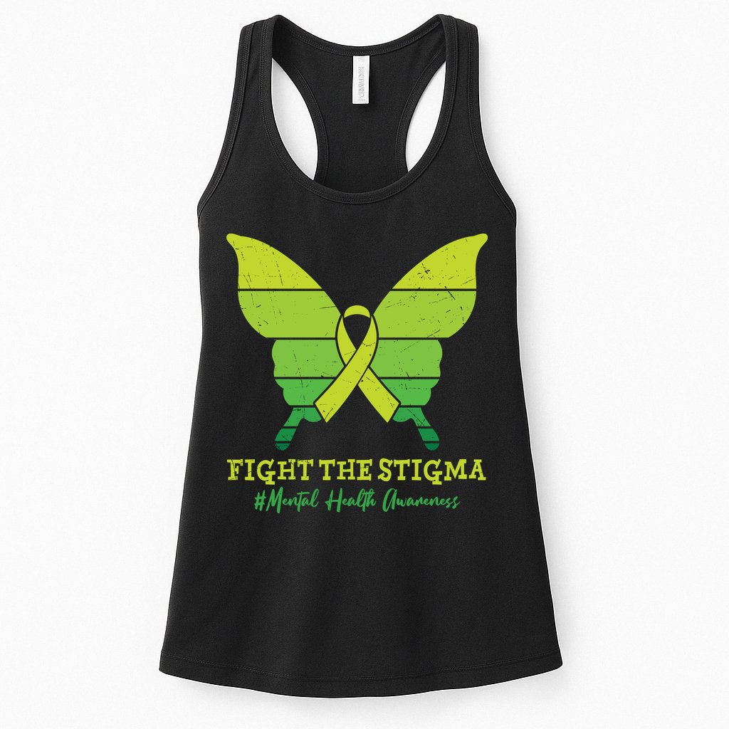 Fight The Stigma Mental Health Awareness Womens Tank Top