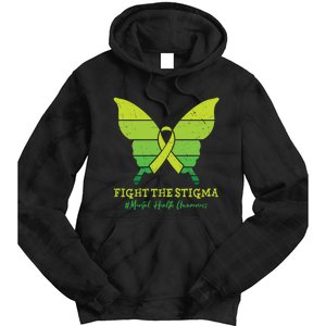 Fight The Stigma Mental Health Awareness Tie Dye Hoodie