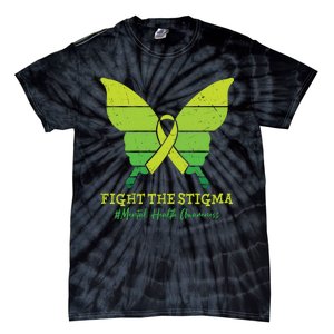 Fight The Stigma Mental Health Awareness Tie-Dye T-Shirt