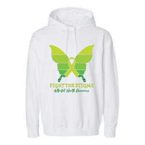 Fight The Stigma Mental Health Awareness Garment-Dyed Fleece Hoodie