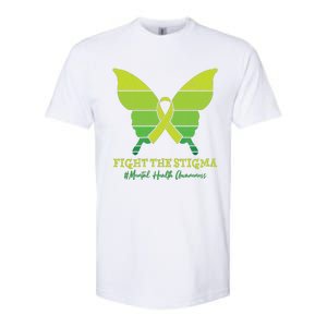 Fight The Stigma Mental Health Awareness Softstyle CVC T-Shirt