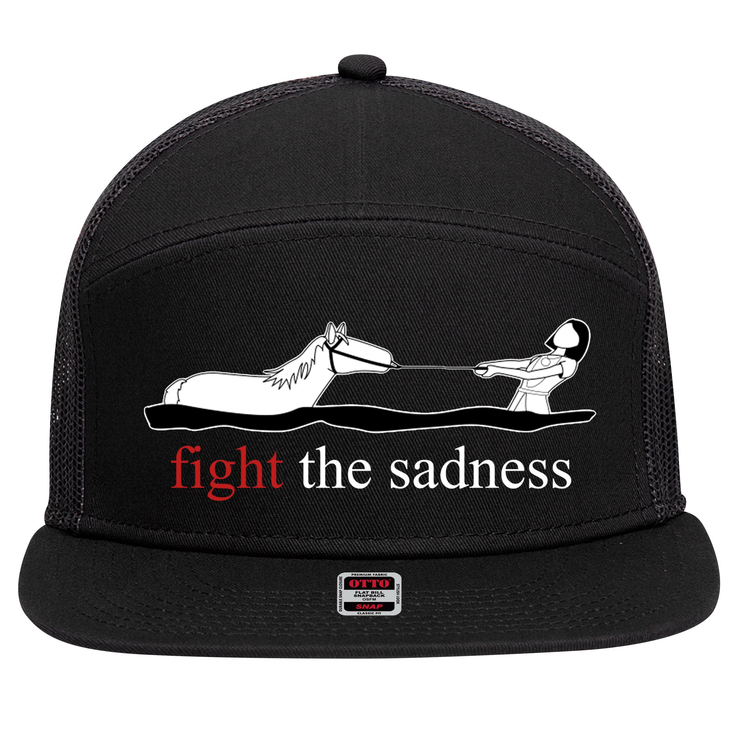 Fight The Sadness Artax 7 Panel Mesh Trucker Snapback Hat