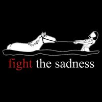 Fight The Sadness Artax Drawstring Bag
