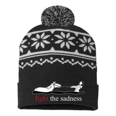 Fight The Sadness Artax USA-Made Snowflake Beanie