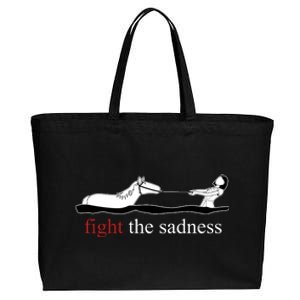 Fight The Sadness Artax Cotton Canvas Jumbo Tote