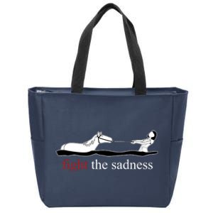 Fight The Sadness Artax Zip Tote Bag