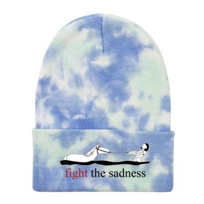 Fight The Sadness Artax Tie Dye 12in Knit Beanie