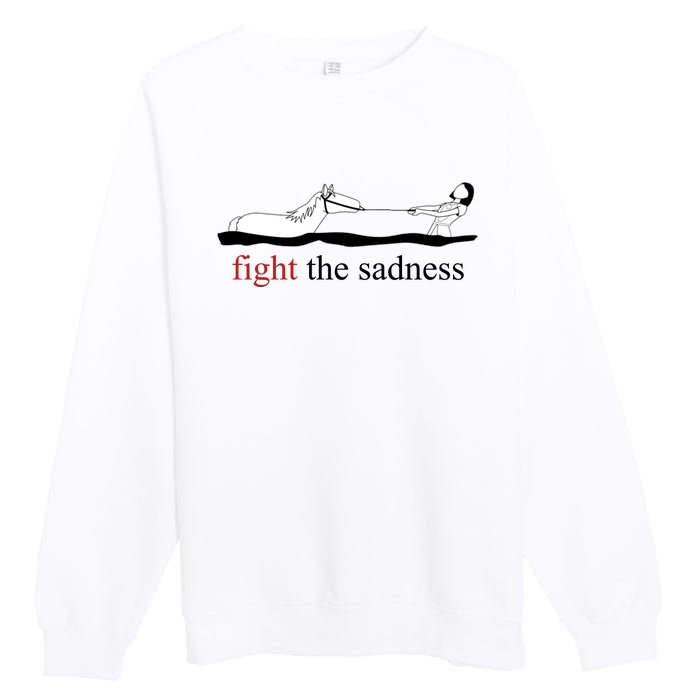 Fight The Sadness Artax Premium Crewneck Sweatshirt