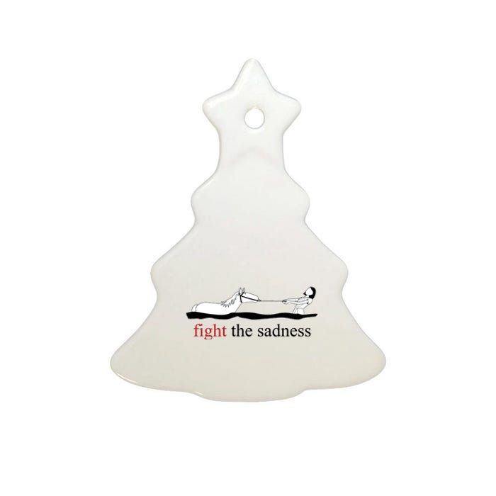 Fight The Sadness Artax Ceramic Tree Ornament