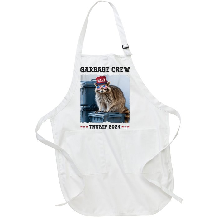 Funny Trump’S Supporters Are Garbage Joe Biden Garbage Crew Full-Length Apron With Pockets