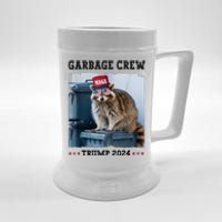 Funny Trump’S Supporters Are Garbage Joe Biden Garbage Crew Beer Stein