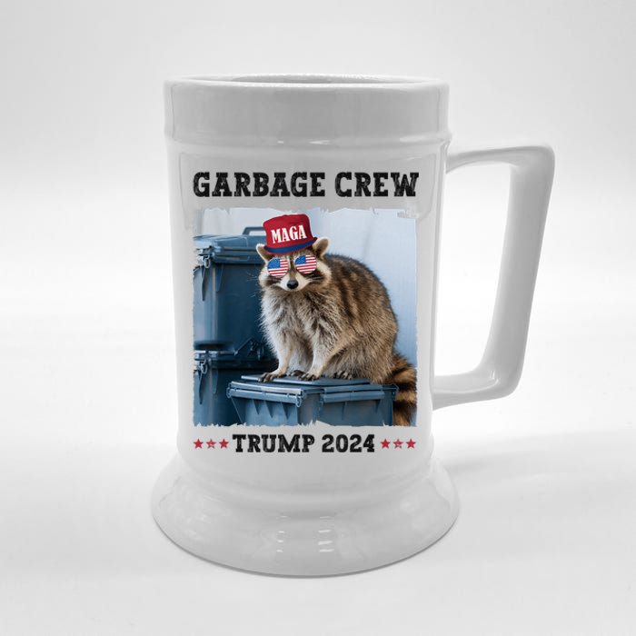 Funny Trump’S Supporters Are Garbage Joe Biden Garbage Crew Beer Stein