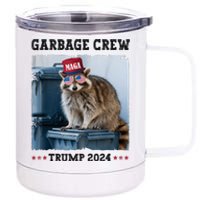 Funny Trump’S Supporters Are Garbage Joe Biden Garbage Crew 12 oz Stainless Steel Tumbler Cup