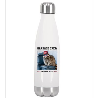 Funny Trump’S Supporters Are Garbage Joe Biden Garbage Crew Stainless Steel Insulated Water Bottle