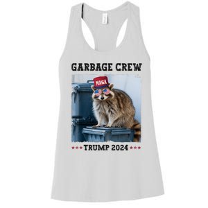 Funny Trump’S Supporters Are Garbage Joe Biden Garbage Crew Women's Racerback Tank