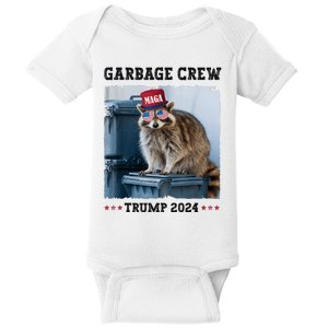 Funny Trump’S Supporters Are Garbage Joe Biden Garbage Crew Baby Bodysuit