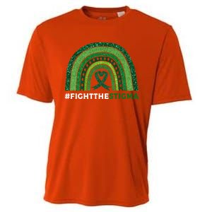 Fight The Stigma Green Ribbon Tal Health Awareness Cute Gift Cooling Performance Crew T-Shirt