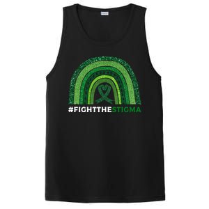 Fight The Stigma Green Ribbon Tal Health Awareness Cute Gift PosiCharge Competitor Tank