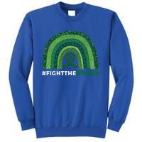 Fight The Stigma Green Ribbon Tal Health Awareness Cute Gift Sweatshirt