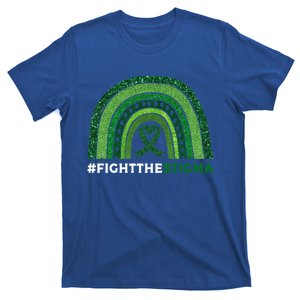 Fight The Stigma Green Ribbon Tal Health Awareness Cute Gift T-Shirt