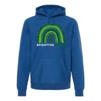 Fight The Stigma Green Ribbon Tal Health Awareness Cute Gift Premium Hoodie