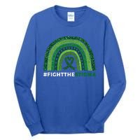 Fight The Stigma Green Ribbon Tal Health Awareness Cute Gift Tall Long Sleeve T-Shirt