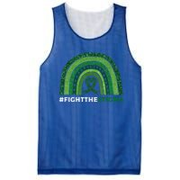 Fight The Stigma Green Ribbon Tal Health Awareness Cute Gift Mesh Reversible Basketball Jersey Tank