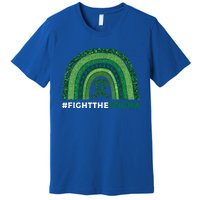 Fight The Stigma Green Ribbon Tal Health Awareness Cute Gift Premium T-Shirt