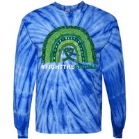 Fight The Stigma Green Ribbon Tal Health Awareness Cute Gift Tie-Dye Long Sleeve Shirt