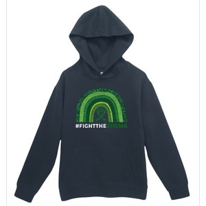 Fight The Stigma Green Ribbon Tal Health Awareness Cute Gift Urban Pullover Hoodie