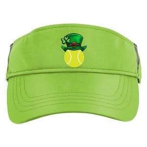 Funny Tennis St Patricks Day Irish Tennis Funny Gift Adult Drive Performance Visor