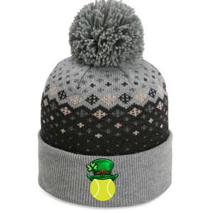 Funny Tennis St Patricks Day Irish Tennis Funny Gift The Baniff Cuffed Pom Beanie