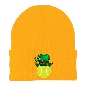 Funny Tennis St Patricks Day Irish Tennis Funny Gift Knit Cap Winter Beanie