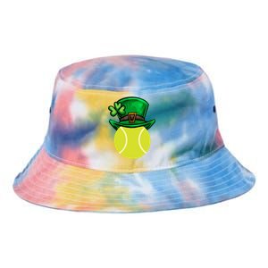 Funny Tennis St Patricks Day Irish Tennis Funny Gift Tie Dye Newport Bucket Hat