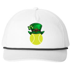 Funny Tennis St Patricks Day Irish Tennis Funny Gift Snapback Five-Panel Rope Hat