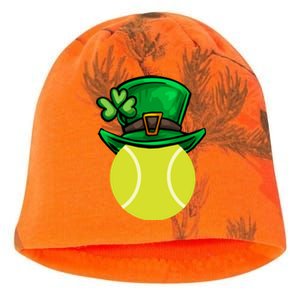 Funny Tennis St Patricks Day Irish Tennis Funny Gift Kati - Camo Knit Beanie