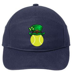 Funny Tennis St Patricks Day Irish Tennis Funny Gift 7-Panel Snapback Hat