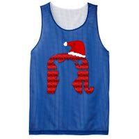 Funny Trump Santa Donald Hat Christmas Funny Donald Santa Gift Mesh Reversible Basketball Jersey Tank