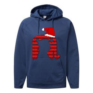 Funny Trump Santa Donald Hat Christmas Funny Donald Santa Gift Performance Fleece Hoodie