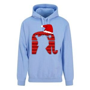 Funny Trump Santa Donald Hat Christmas Funny Donald Santa Gift Unisex Surf Hoodie